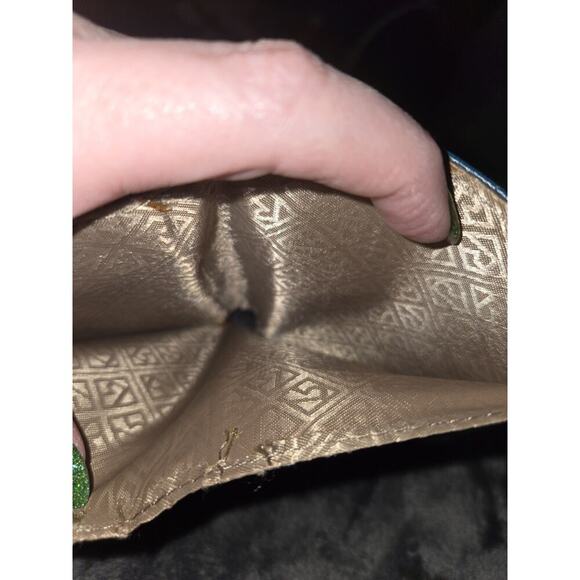 Relic Faux Leather Small Wallet Teal/Turquoise Color Coin Zip Id - Picture 4 of 11